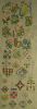 English spot sampler- mid 17th century